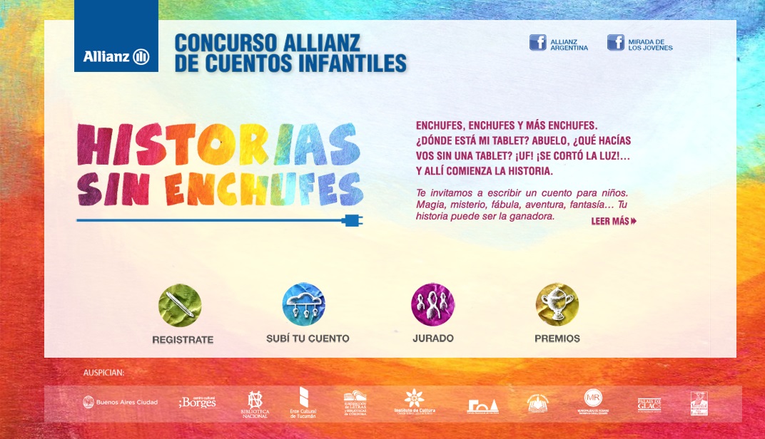 Allianz publicó los cuentos ganadores del concurso Historias sin Enchufes